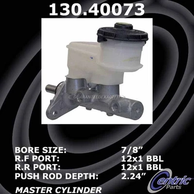 Cilindro maestro de freno centrado CSW para Honda Pilot 2009-2015 Foto 1 de 3