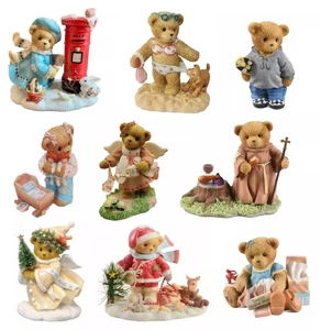 CHERISHED TEDDIES by ENESCO, HAND PAINTED, STONE RESIN, TEDDY BEAR FIGURINES - Picture 1 of 10