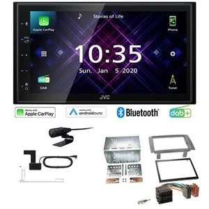JVC Autoradio Apple CarPlay Android DAB+ für Lancia Musa 2004-2012 anthrazit - Bild 1 von 8