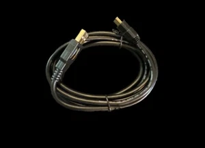 USB 2.0 Cable - A-Male to Mini-B Cord - 6 Feet (1.8 Meters) Black- 1-Pack - Picture 1 of 5