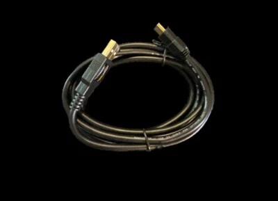 USB 2.0 Cable - A-Male to Mini-B Cord - 6 Feet (1.8 Meters) Black- 1-Pack - Image 1 of 4