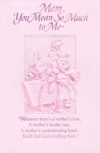 Religious Vintage MOTHER'S DAY Card FOR MOM by American Greetings 1992 +Envelope - Picture 1 of 6