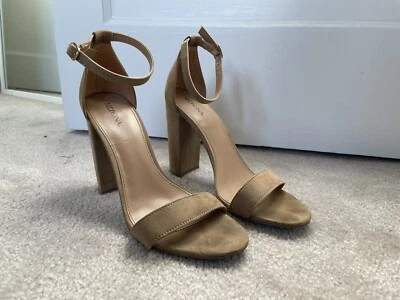 Merona Lulu Block Heel Pumps, Taupe/Tan Size 9 - Image 1 of 4