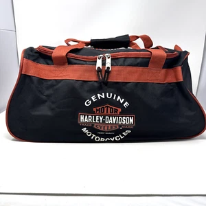 Harley-Davidson 3 in 1 Duffle Bag Rucksack Handgepäck Schwarz Orange HD Sporttasche - Bild 1 von 17