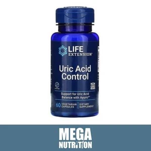 Life Extension Uric Acid Control 60 Veg Capsules | Support Healthy Joint Working - Picture 1 of 1
