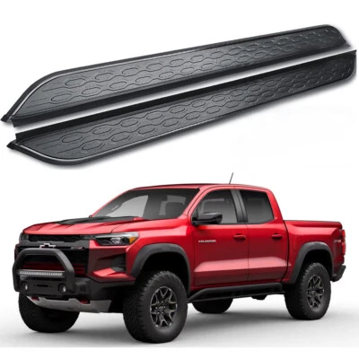 Fit for Chevrolet Colorado 2015-2024 Running Boards Side Steps Pedals Nerf bars - Image 1 of 4