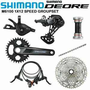 Grupo de bicicletas MTB SHIMANO Deore M6100/M6120 1x12 velocidades 30T/32T/170MM/175MM 51T - Imagen 1 de 15