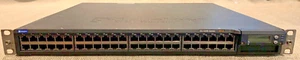 Juniper EX4200-48T 48-Port Ethernet Switch 8-PoE Dual Power Supplies - Picture 1 of 4