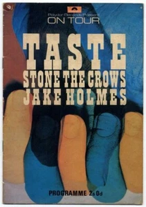 Taste Rory Gallagher Stone The Crows *AUTOGRAMMIERTES Programm Jake Holmes 1970 - Bild 1 von 1