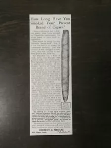 Vintage 1909 Herbert D Shivers Zigarren Philadelphia, PA Originalanzeige - Bild 1 von 1