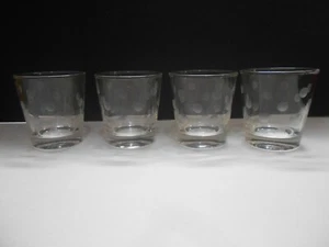 Nuevo de Lote Antiguo Juego de 6 Vasos de Whisky MCM Grabados Punto Gris Ancla Hocking 7 0z - Imagen 1 de 9