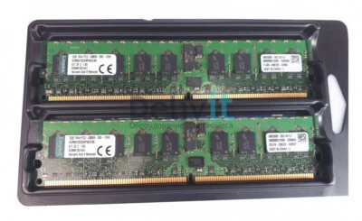 Kingston KVR667D2S4P5K2/4G 4GB PC-5300 DDR2 667 SDRAM 240pin Memory Module 2x2GB - Image 1 of 4