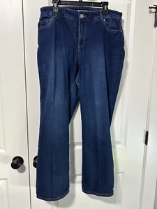 Avenue Jeans Womens Size 18 Blue Denim Bootcut Jeans Women's Plus Size - Picture 1 of 2
