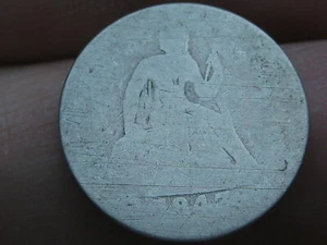 1843 P or O Seated Liberty Silver Dime- Lowball, PO1 Candidate? - Picture 1 of 4