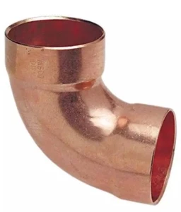 NIBCO CL907 1 1/4"DWV 90 Codo, Wrot Cobre, 1-3/8", 5 psi - Imagen 1 de 5