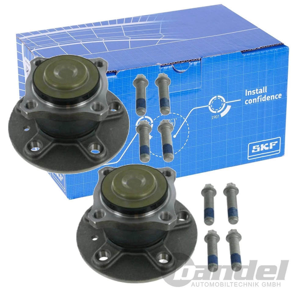 2x SKF RADLAGERSATZ HINTEN passend für MERCEDES A-KLASSE W169 B-KLASSE W245 - Bild 1 von 1