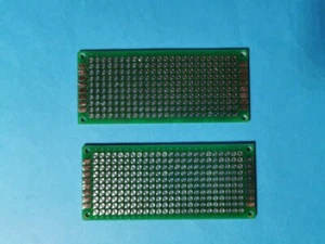 Scheda griglia a strisce // piastra griglia forata per modellismo 7x3 cm // 2 pz - Foto 1 di 2
