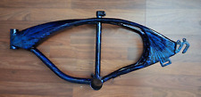 New 20" blue marbled lowrider bicycle frame