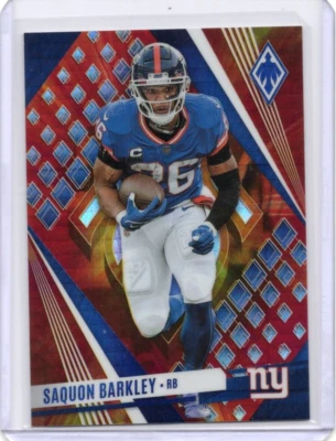 2023 Panini Phoenix Fire Burst - #31 Saquon Barkley 095/340 - Image 1 of 2