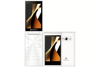 FREETEL MUSASHI PANTALLA DOBLE ANDROID 5.1 TELÉFONO ABATIBLE DESBLOQUEADO JAPÓN BLANCO - Imagen 1 de 12