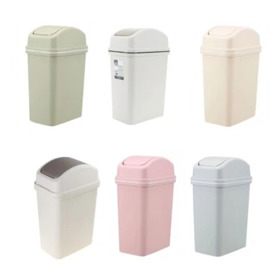 Trash Can Swing Lid Garbage Bin, Waste Basket Sealed Cover - Image 1 of 4
