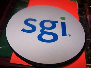 SGI (Silicon Graphics) Mousepad (Blue and cream) - Picture 1 of 1
