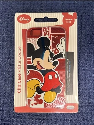 FUNDA CLIP DISNEY MICKEY MOUSE iPHONE 5*5S ¡NUEVA EN PAQUETE! Foto 1 de 4