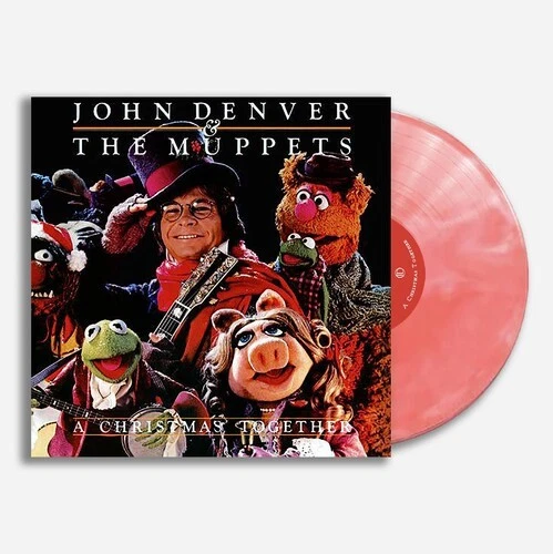 John Denver - A Christmas Together (Candy Cane Swirl Vinyl) [New Vinyl LP] Color - Image 1 of 1