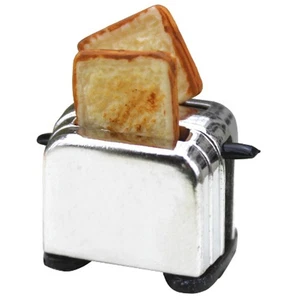 New 1/12 Dollhouse Miniature Decoration Bread Maker with 2 Piece Bread IOSJE.lb - Picture 1 of 8