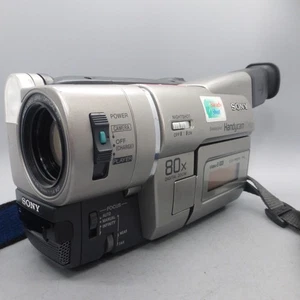 Sony Handycam CCD-TRV57E Handheld Video Hi8 XR Camcorder Silver Tested - Picture 1 of 10
