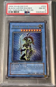 Black Luster Soldier SYE-024 Starter Deck: Yugi Evolution-1st Edition PSA 8 - Picture 1 of 2