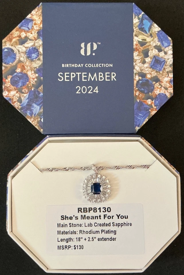 Collar Bomb Party "She's Meant For You" RBP8130 Laboratorio Zafiro Rodio Septiembre 2024 Foto 1 de 1