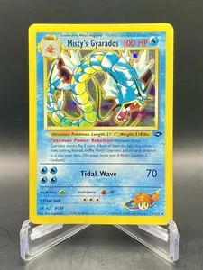 Misty's Gyarados 13/132 Gym Challenge (2000) Vintage Holo Pokemon TCG HP/DMG - Bild 1 von 10