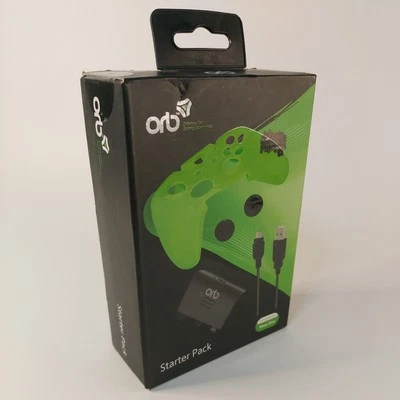 XBOX ONE Orb Gaming Silicon Controller Cover Green, Grips, Rechargeable Battery - Image 1 of 4