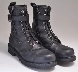 Nuevas botas negras de cuero para hombre Milwaukee Style MB403 talla 13D - Imagen 1 de 10