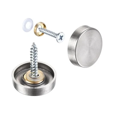 Specchio Viti, 19mm/0,75", 10pz Argento Tono 304 Inossidabile Acciaio - Immagine 1 di 4