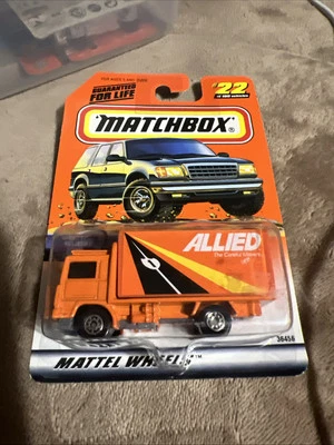 Camión contenedor Matchbox Volvo, Allied Movers, #22, 1/64, "Entrega rápida" Foto 1 de 4