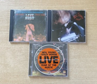 Neil Young CD Job Lot - Live Rust, NY Unplugged, Year Of The Horse - Image 1 of 4