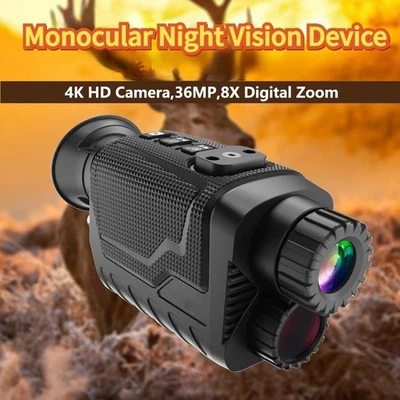 NV8260 36MP 400 Meter Head Mounted Night Vision Monocular Infrared Monocular - Image 1 of 4