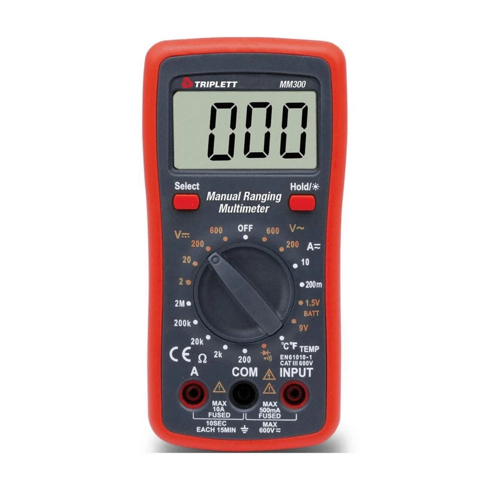 TRIPLETT  Digital Multimeter,CatIII,600V 832AM4 - Image 1 of 1