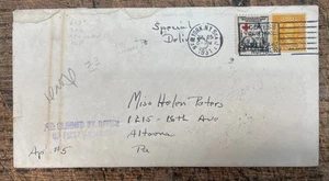 Scott #'s 702, 642, on 1931 Special Delivery Mail cover, New York to Altoona, PA - Bild 1 von 2