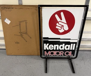 Insegna Vintage Kendall Motor Oil Service Station Curb Driveway SIGILLATA NUOVA-LEGGI DESC. - Foto 1 di 20