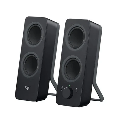 LOGITECH Z207 2.0 STEREO COMPUTER SPEAKERS WITH BLUETOOTH - BLACK - Bild 1 von 4