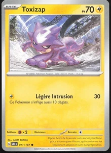 Carte Pokémon Toxizap 071/197   Flammes Obsidiennes Français - Picture 1 of 2