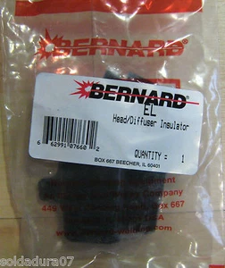 Pair Head Insulators EL Welding Electrode Holder Shortstub 4 BERNARD Made in USA - Imagen 1 de 1