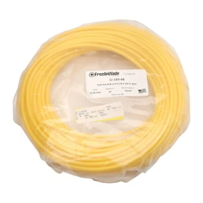 Freelin Wade 1J-169-08 Yellow Polyurethane Tubing, ø1/4in OD, ø1/8in ID, 100ft - Image 1 of 4