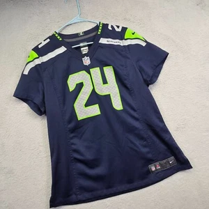 Seattle Seahawks Jersey Womens XL Marshawn Lynch #24 Nike On Field NFL Football - Picture 1 of 13