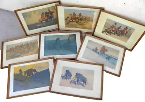 Frederic Remington 1861-1909 stampe collotipo otto colori famoso artista occidentale - Foto 1 di 23