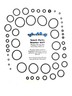 Dye Paintball Markers Smart Parts Ion Paintball Marker O-Ring Rebuild Kit - 4 Complete Kits Included Paintball O-ring Kit