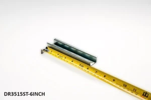New DIN Rail Slotted Steel, Pre-Cut 35mm x 15mm, 150 mm (~6 (5.9) Inch) Long - Picture 1 of 4